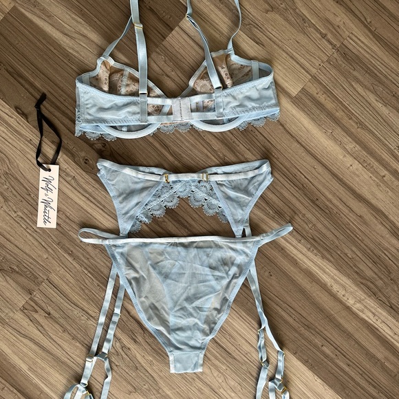 Wolf & Whistle Intimates & Sleepwear Wolf Whistle Cora Light Blue